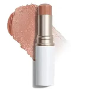 Hince True Dimension Radiance Balm Korean Glass Skin Highlighter, With Squalane & Safflower Oil - Cream Blush, Eyeshadow & Lip Glow In One - Dewy Glass Skin Finish, No Parabens, 10g (Dawn Ray)