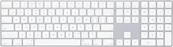 Apple Magic Keyboard With Numeric Keypad: Wireless, Bluetooth, Rechargeable. Works With Mac, Ipad, Or Iphone; Chinese - Pinyin - White