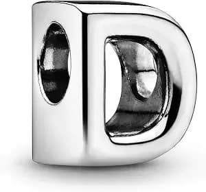 Pandora Letter D Alphabet Charm - Compatible Moments Bracelets - Jewelry For Women - Gift For Women In Your Life - Made With Sterling Silver