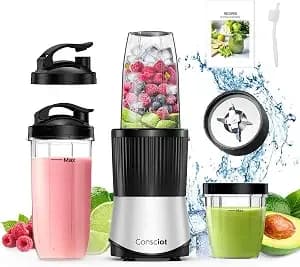 Consciot 11-Piece Blender For Kitchen And Personal Size, 900 Peak Watts