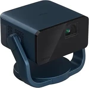 Epson Epiqvision Mini ef22 Portable Smart Laser Projector, Bright 1,000 Lumens, Fhd 1080p Hdr, 3-Chip 3lcd, Google Tv, Netflix, Swivel Stand, Stereo Speakers, Home Theater - Stone Blue (Renewed)