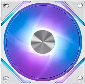 Msi Mpg ez120 Argb White-1w Fan - 120mm Argb Fan, Fluid Dynamic Bearing With Extra Nut Fixing, Mystic Light & Cooling Wizard Support With Msi Motherboards, 1900rpm, 2 Years Warranty