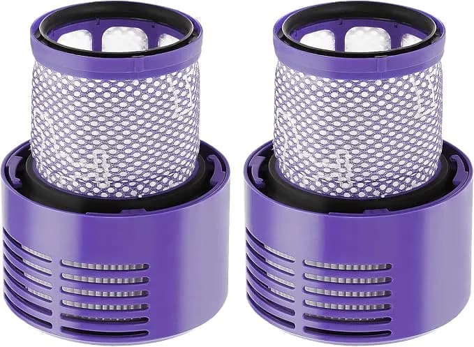 2 Pack v10 Filters Replacement For Dyson Cyclone Series - Models Cyclone v10 Absolute, Cyclone v10 Animal, Cyclone v10 Motorhead, Cyclone v10 Total Clean, sv12, Replaces No. 969082-01