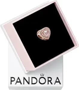 Pandora Sparkling Levelled Heart Charm