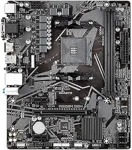 Gigabyte a520m s2h (Amd Ryzen am4/Microatx/4+3 Phases Digital Pwm/Gigabyte Gaming Gbe Lan/Nvme Pcie 3.0 x4 M.2/3 Display Interfaces/Q-Flash Plus/Rgb Fusion 2.0/Motherboard)