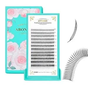 Premade Anime Spire Lash Extensions Anime Lashes Anime Spikes Lash Extensions Feather Shape 0.07 C 8-15mm Lash Tray Manga Lashes Natural Look For Professional Salon Use