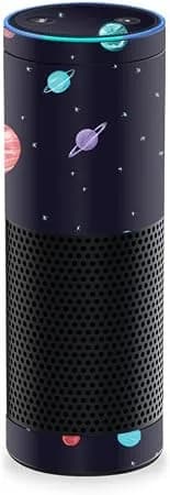 Mightyskins Skin Compatible With Amazon Echo - Bright Night Sky - Protective, Durable, And Unique Vinyl Decal Wrap Cover - Easy To Apply, Remove, And Change Styles - Made In The Usa