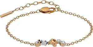 Alex And Ani Zodiac Bracelet - Two-Tone Stainless Steel With Clear Crystals, Nickel-Free, Zodiac Sign Bracelet For Women