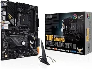 Asus Tuf Gaming b550-Plus Wifi Ii Amd am4 (3rd Gen Ryzen™) Atx Gaming Motherboard (Pcie 4.0, Wifi 6, 2.5gb Lan, Bios Flashback, Usb 3.2 Gen 2, Addressable Gen 2 Rgb Header And Aura Sync)