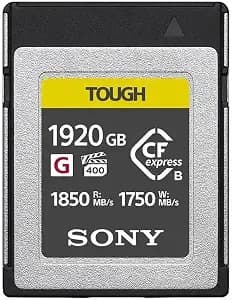 Sony Cfexpress Type B Tough 1920gb Cfexpress Type B Card