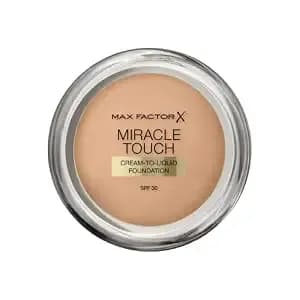 Max Factor Miracle Touch Foundation, New And Improved Formula, Spf 30 And Hyaluronic Acid, 60 Sand
