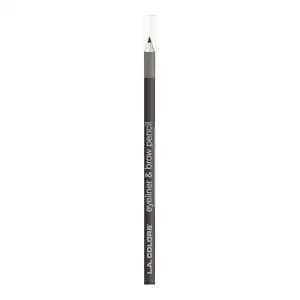 L.A. Colors 7" Eyebrow Pencil, Black Brown (Carded) cbep227n