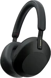 Sony Wh-1000xm5 Premium Noise Cancelling Wireless Headphones, Black - Auto Nc Optimizer, Up To 30 Hrs Of Battery, Carrying Case, Crystal Clear Calls, Touch Control, Multipoint Connection
