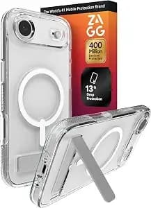 Zagg Crystal Palace Case With Kickstand For Iphone Air, Clear