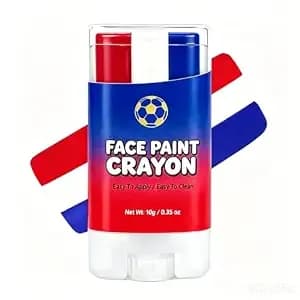 Red White And Blue Eye Black, Baseball Face Paint, Red White And Blue, Softball Face Paint, 4th Of July, World Cup Soccer, Patriotic Usa Flag Body Stick For Patriotic Decorations, Independence Day