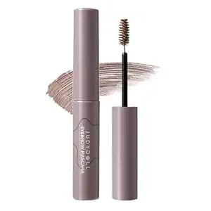 Judydoll 2 In 1 Eyebrow Mascara,Waterproof Eyebrow Makeup For Natural Feathered Brows，Smooth Clump-Free Formula, Natural, Long-Lasting, For Beginners (01 Natural Brown)