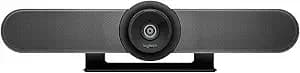 Logitech Meetup Video Conferencing System, Ultra Hd 4k/1080p/720p, 3 Microphones/Adjustable Speakers, Wide Field Of View 120°, Pc/Mac/Laptop/Macbook/Tablet - Black