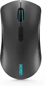 Lenovo Legion m600 Rgb Wireless Gaming Mouse – 16,000 Dpi, 9 Programmable Buttons, 200-Hour Battery Life, 50-Million Clicks Durability – Ambidextrous Computer Mouse (Black)