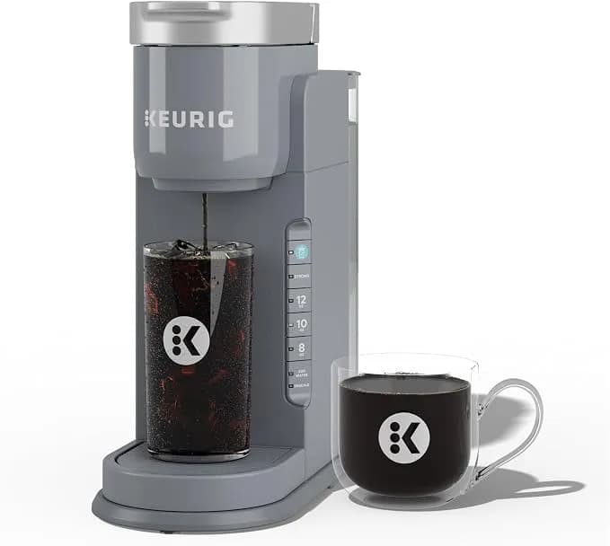 Keurig K-Iced Coffee Maker, Single Serve K-Cup Pod Iced Coffee Maker, With Hot And Cold Coffee Capabilities, Brews Any K-Cup Pod, Gray - Hot, Cold Coffee Capabilities, Brews Any K-Cup Pod