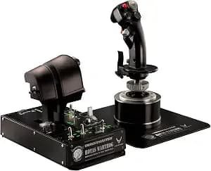 Thrustmaster Hotas Warthog a10 Replica Flight Stick & Throttle Set - Pc - 1:1 A-10c Usaf Licensed Replica, H.E.A.R.T Sensors, Dual-Engine Control, 55 Programable Buttons, 8-Way Hat, All-Metal Build