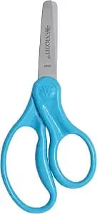 Westcott 13130 Right- And Left-Handed Scissors, Kids' Scissors, Back To School, Classroom Supplies, Ages 4-8, 5-Inch Blunt Tip, Assorted