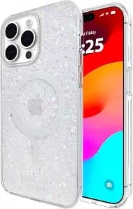 Kate Spade New York Iphone 15 Pro Max Case - Chunky Glitter Iridescent - Compatible With Magsafe - Designer Case For Iphone 15 Pro Max - Phone Case With Anti-Scratch Coatings & 10ft Drop Protection