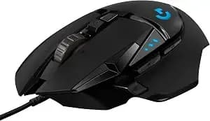 Logitech g502 Hero Wired Gaming Mouse - Black - High Performance, 25,600 Dpi, Rgb, Adjustable Weights, 11 Programmable Buttons, On-Board Memory, Pc/Mac