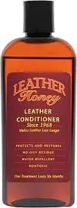 Leather Honey Leather Conditioner – Non-Toxic & Made In The Usa Since 1968 - Restores & Protects All Leather — Auto, Furniture, Apparel, Shoes, Bags & Accessories. Safe For All Colors, Including White.