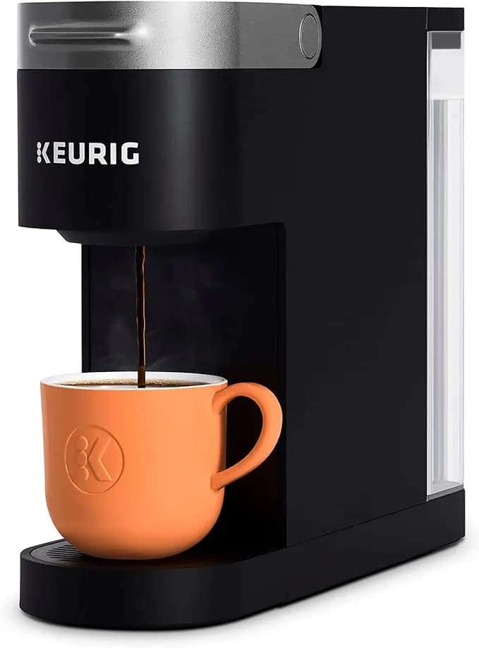 Keurig K-Slim Single Serve K-Cup Pod Coffee Maker, Multistream Technology, 3 Brew Sizes, Slim And Sleek Design, 46oz Removable Reservoir, Black - Multistream Technology, 3 Brew Sizes, Sleek Design, Removable Reservoir