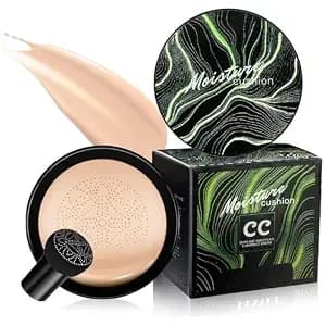 Cushion Cc Cream Foundation Makeup, Concealer For Older Women, Ivory - Bb Cream Foundation Concealer Full Coverage Matte Finish, Tattoo Cover Up Makeup Waterproof, Long-Wear, Brighten Moisturizing