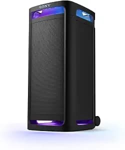 Sony Ult Tower 9ac Bluetooth Karaoke Party Speaker - 360° Sound & Party Lights, Handle And Wheels, 10-Band Eq, 2 Mic/Guitar Inputs, Echo And Key Controls, 2 Enhanced Bass Modes