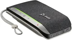 Poly - Sync 20 Usb-C Personal Smart Speakerphone (Plantronics) - Connect To Cell Phone Via Bluetooth And Pc/Mac Via Usb-C Cable - Works With Teams (Certified), Zoom & More,Black
