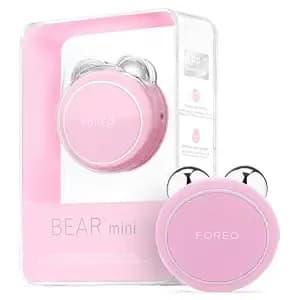 Foreo Bear Mini Microcurrent Facial Device - Face Sculpting Tool - Firm & Contour - Reduce Double Chin - Non-Invasive - Increases Absorption Of Facial Skin Care Products - Pearl Pink - Microcurrent Facial Device, Face Massager, Face Lift, Facial Toning, S