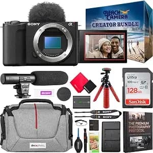 Sony Zv-e10 Ii Mirrorless Alpha Aps-C Vlog Camera Black Body Bundle