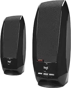 Logitech s150 Usb Speakers With Digital Sound - Built-In Volume And Mute Controls, 1.2w Rms Power, Plastic Body, Ideal For Pc