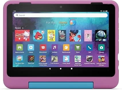 Amazon Kid-Friendly Case For Fire Hd 8 Tablet (Only Compatible With 12th Generation Tablet), Jungle Cat