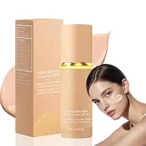 Foundation 4 In 1 - Medium Spectrum With Spf 50+, Color Changing Foundation, Hydrating Color Changing Foundation Makeup, Concealer, Sun Protection, Longwearing & Waterproof For All Skin Types