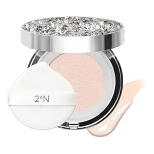 2an Gleaming Tension Cushion Foundation Pact #17 Pure Ivory, Korean Cushion Foundation Makeup, Lightweight & Buildable Coverage With Ceramides And Centella Asiatica (0.45 Oz)