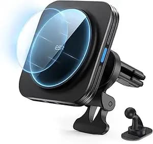 Esr For 15w Magsafe Car Mount Charger For Iphone 17-12, Samsung Galaxy s26 - Magnetic Wireless Car Charger, For Magsafe Car Charging, Air Vent Dashboard Phone Holder Mount, Fast Charging