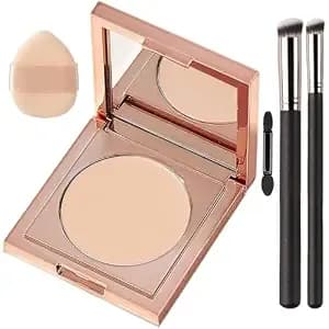 Colored Clay Cc Undereye Corrector, Under Eye Concealer Color Corrector - With Three Brushes And Mini Powder Puff For Dark Circles, Moisturizing Concealer