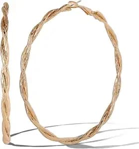 Jessica Simpson Womens Hoop Earrings - Silver-Tone Or Gold-Tone Hoop - Earrings For Women