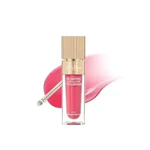 D'Alba Piedmont Lip Glow Mood Volumizer, Hydrating Lip Gloss With Vegan Ceramide & Vitamin C & E, Fuller Lips, Volumizing Lip Gloss, Glowy Finish, Petal Rose (4 Colors) (0.17 Fl Oz.)