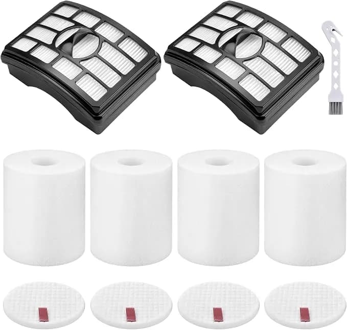 nv501 Vacuum Filter Replacement For Shark Rotator Professional Lift-Away - For Shark nv500, nv502, nv505, nv552, nv642, uv560, zu780, zu782, zu785 Vacuum Cleaner, Part # xff500 xhf500, 2 + 4 Filters
