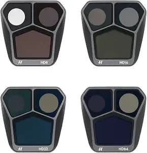 Dji Mavic 3 Pro Nd Filters Set (nd8/16/32/64) - Includes nd8, nd16, nd32 And nd64 Filters For Lighting, Exposure And Filming