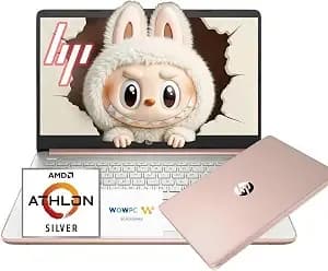 Hp 15.6" Business & Student Laptop • Microsoft Office 365 • 8gb Ram • 256gb Pcle Ssd • Quick Setup, Lightweight • Windows 11, Rose Gold