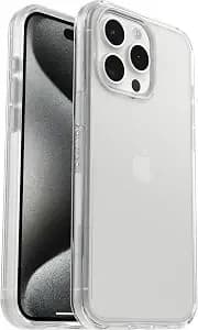 Otterbox Iphone 15 Pro Max (Only) Symmetry Clear Series Case - Clear, Ultra-Sleek, Wireless Charging Compatible, Raised Edges Protect Camera & Screen (Ships In Polybag, Ideal For Business Customers)