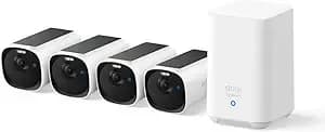 Eufy Security Eufycam e40 4-Cam Kit, 2k Maxcolor Night Vision，Built-In 16gb