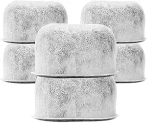 Pack Of 6 Replacement Charcoal Water Filters By Housewares Solutions For Keurig Brewers - Keurig Compatible Water Filter Cartridges Universal Fit (Not Cuisinart) For Keurig 2.0 & 1.0 Coffee Makers
