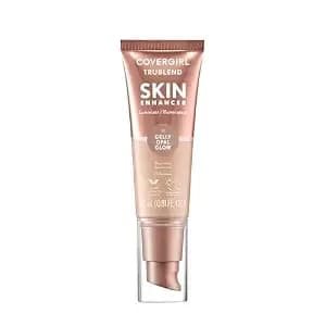 Covergirl Trublend Skin Enhancer, Opal Glow, Luminizer, Glowy Finish, Flexible Coverage, Clean & Vegan, Water-Based Formula, For All Skin Tones, 0.81oz