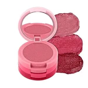 Renee Glam Stack 3-In-1 Lip & Cheek Tint, Pink, 4.5g - 3 Shades In 1, Rich Creamy Natural Seamless Finish, Smooth & Blendable Formula, Travel Friendly, Quick & Easy To Use